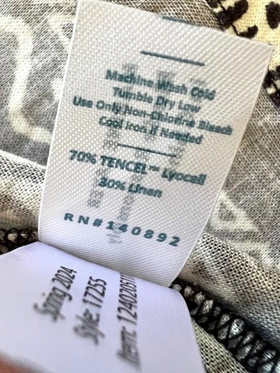 MARINE LAYER Corinne Tence/ Linen Smocked Waist Maxi Skirt - S - Picture 7 of 10